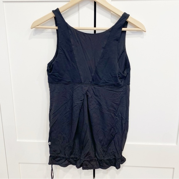 Lululemon Tank Top Cinch Tie Bottom Tank Workout Yoga Pilates Athleisure - Picture 2 of 8